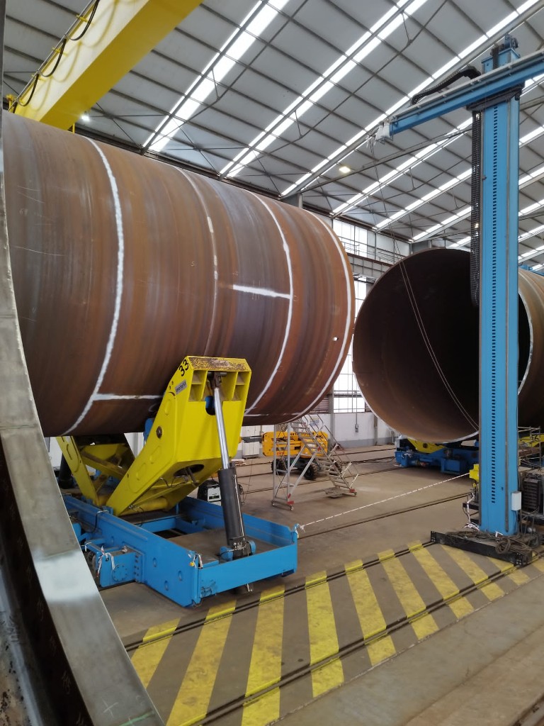 Fabricação de estruturas cilíndricas